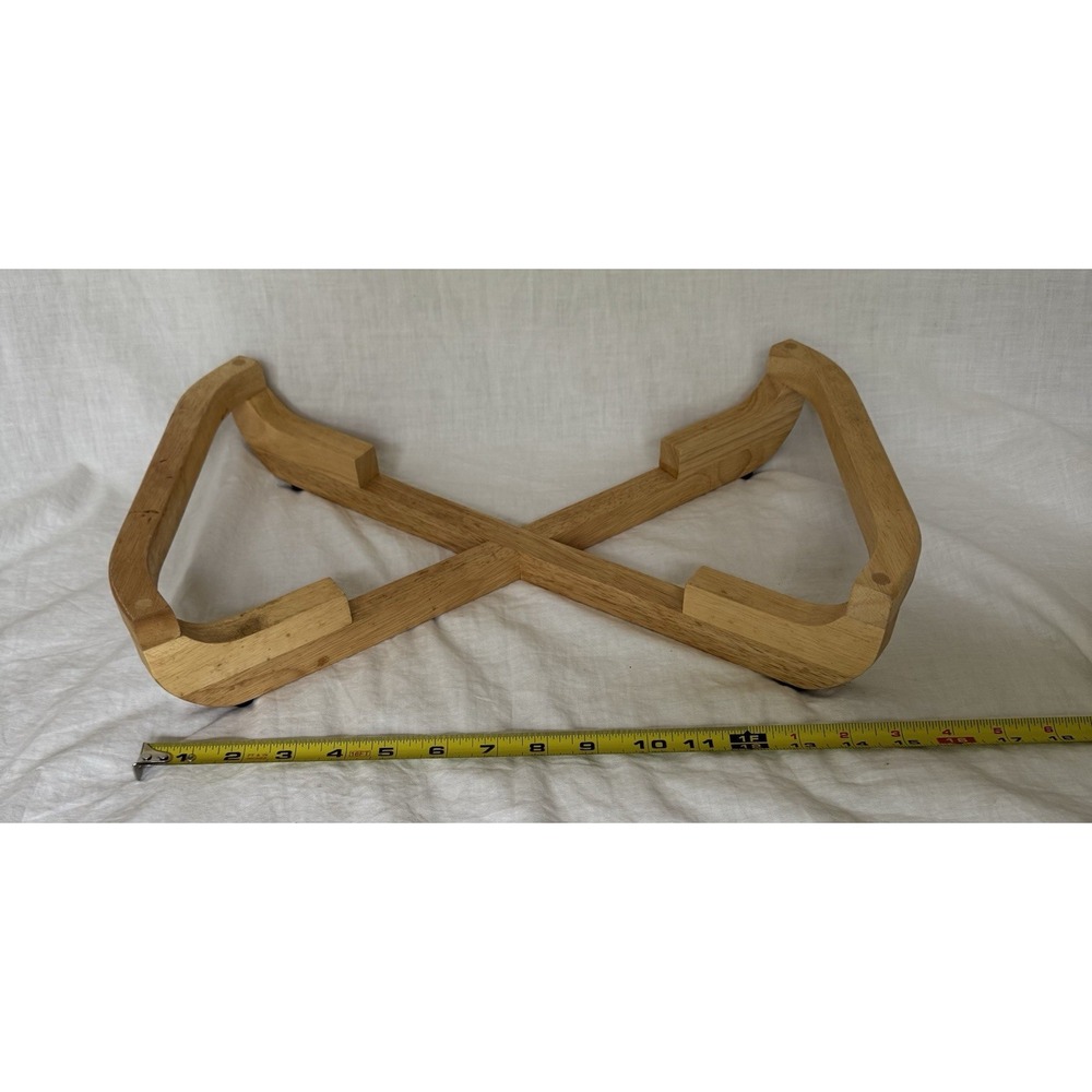 Vintage MCM Casserole Cradle Holder Stand Trivet Rectangle